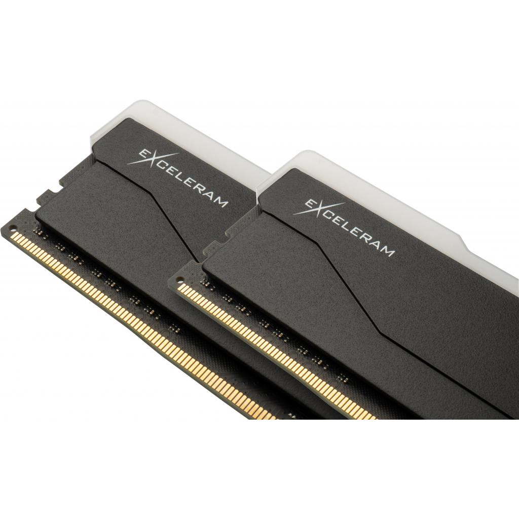 Модуль пам'яті для комп'ютера DDR4 16GB (2x8GB) 2666 MHz RGB X2 Series Black eXceleram (ERX2B416269AD) - зображення 4