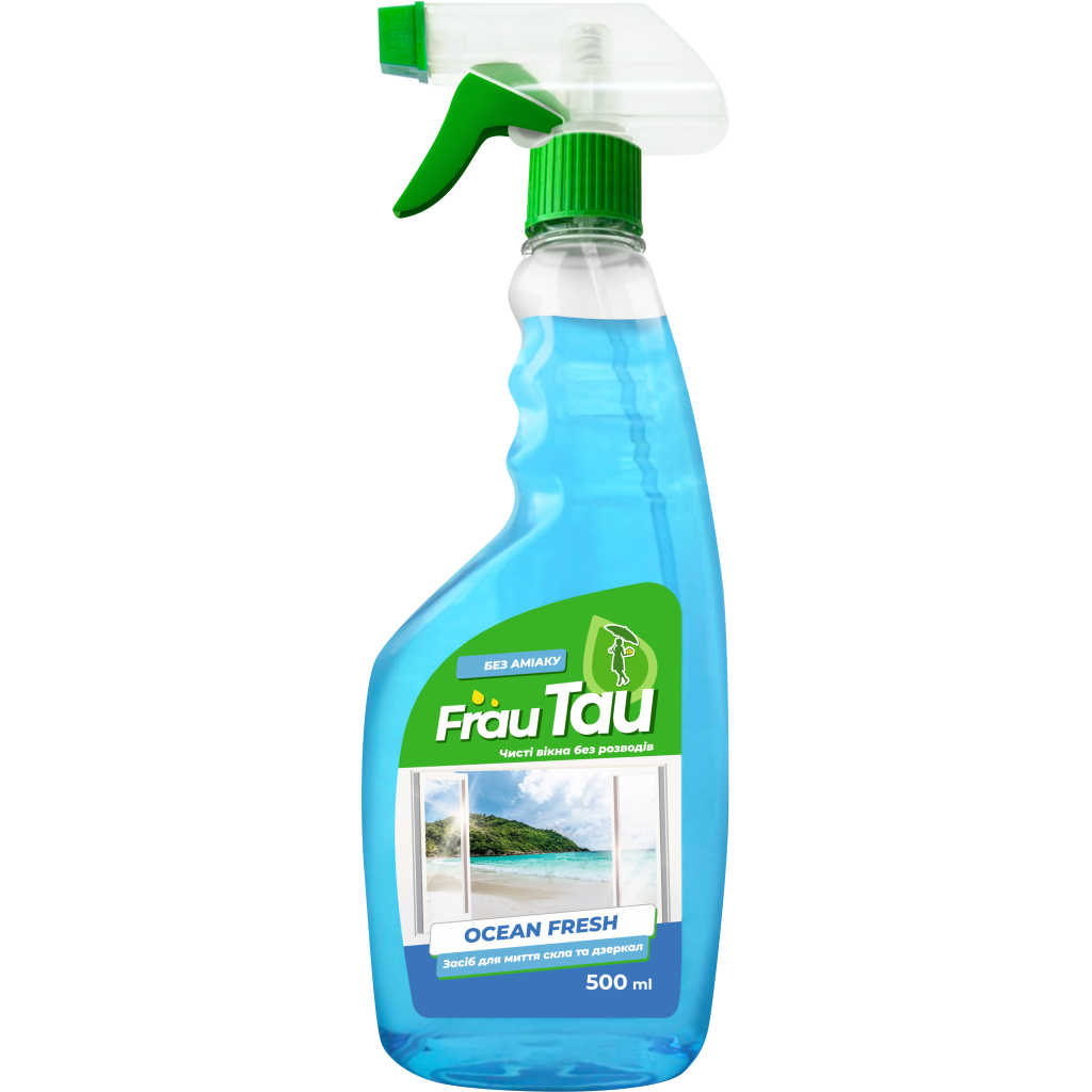 Засіб для миття скла Frau Tau Ocean Fresh 500 мл (4820263231241) - изображение 1