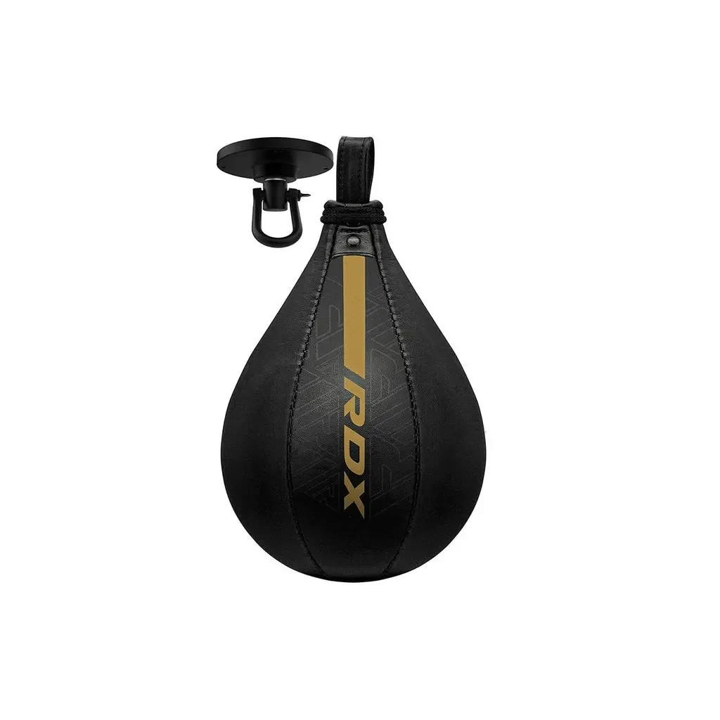 Груша боксерська RDX F6 Kara Speed Boll + swivel Matte Golden (2SBR-F6MGL) - зображення 1