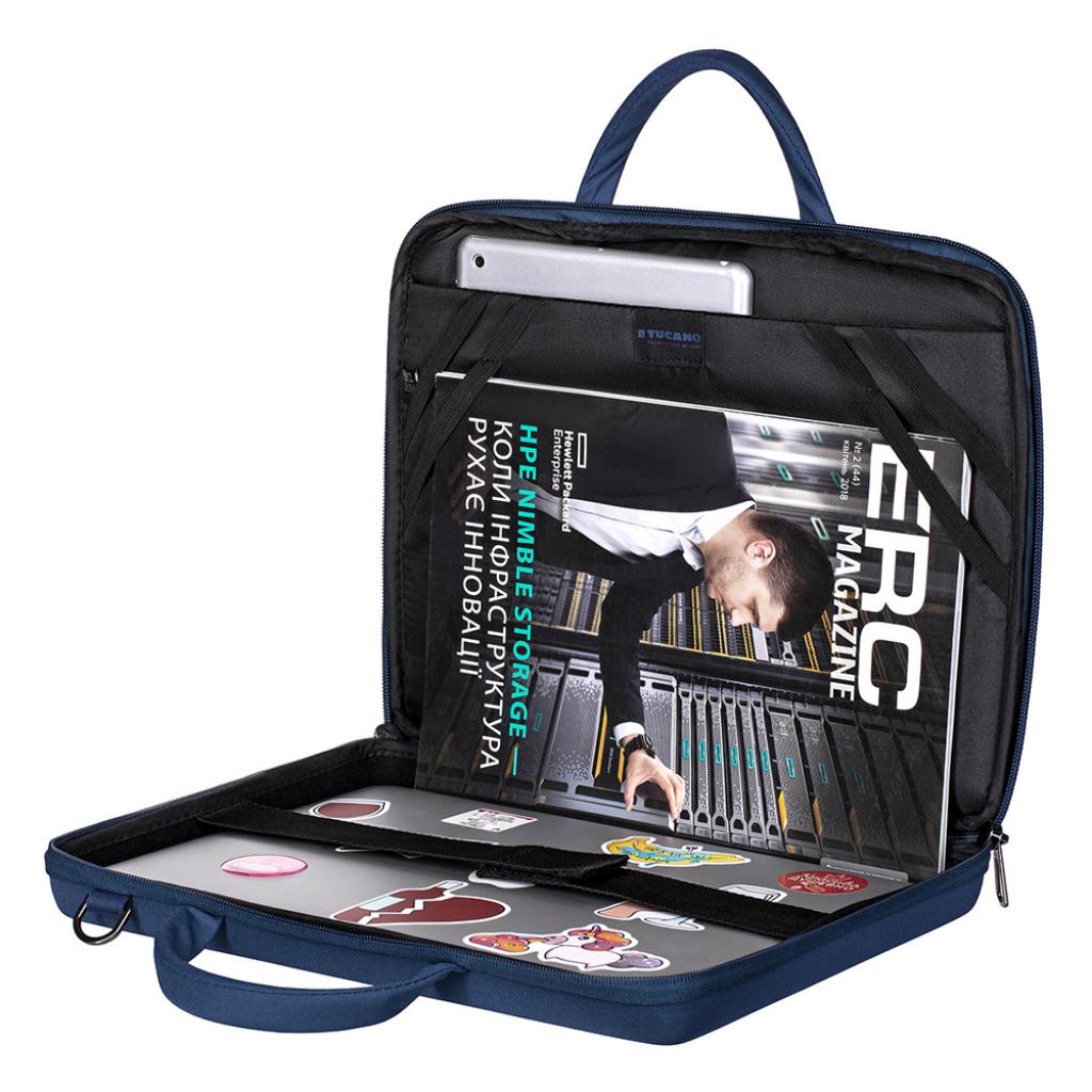 Сумка для ноутбука Tucano 14" Darkolor Blue (BDA1314-B) - зображення 10