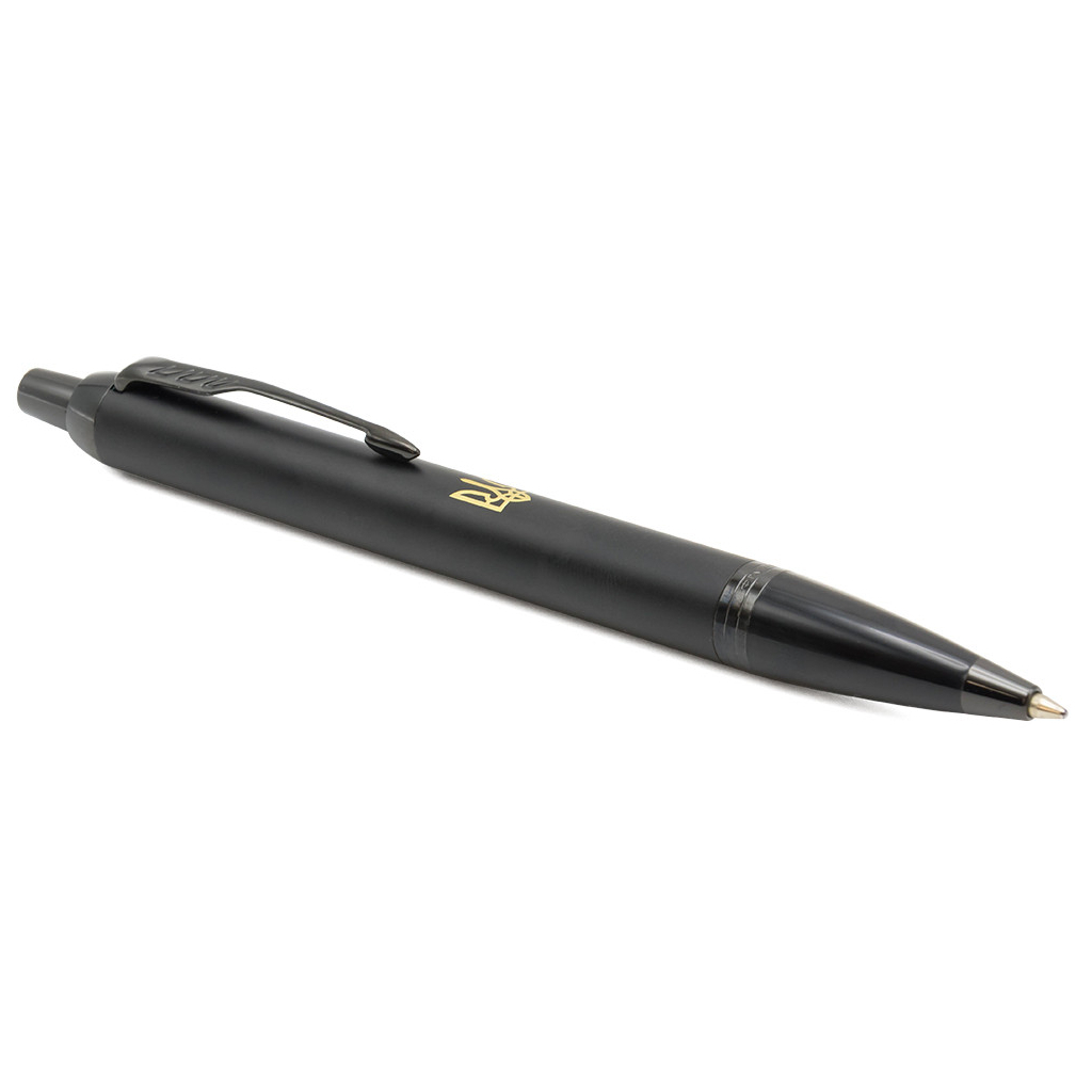 Ручка кулькова Parker IM 17 UKRAINE Achromatic Black BT BP Тризуб (22932_TR) - зображення 2