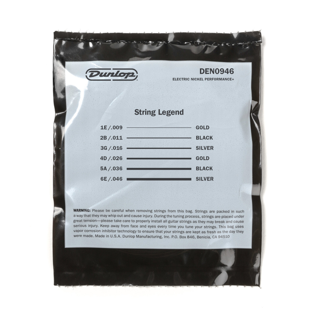 Струни для гітари Jim Dunlop Nickel Wound Electric Guitar Strings (09-46) (DEN0946) - изображение 3