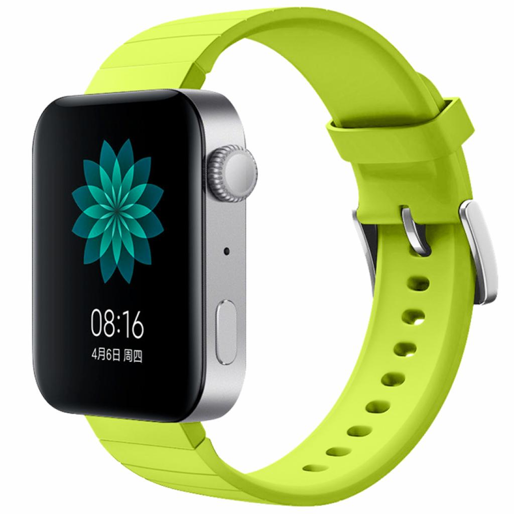 Ремінець до смарт-годинника BeCover Silicone для Xiaomi Mi Watch Yellow (704522) - зображення 1