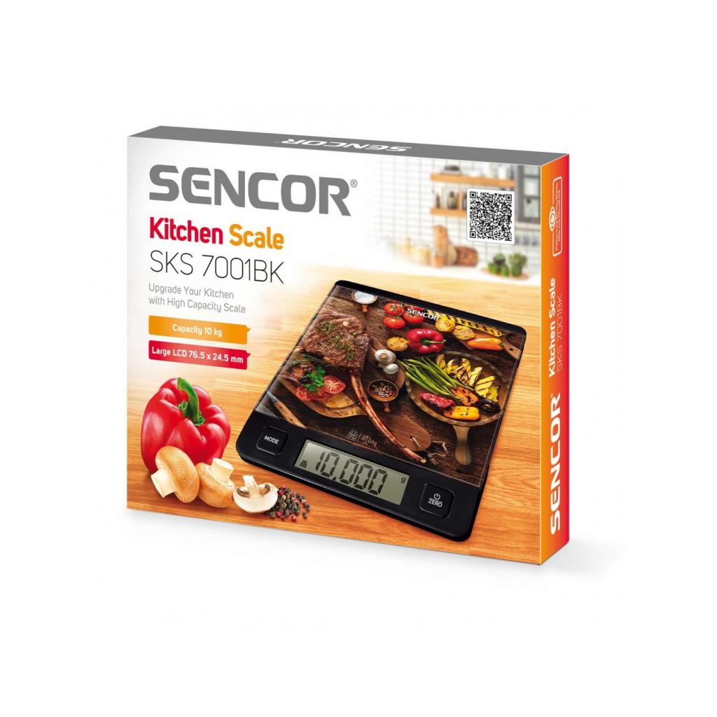 Ваги кухонні Sencor SKS 7001 BK - зображення 6
