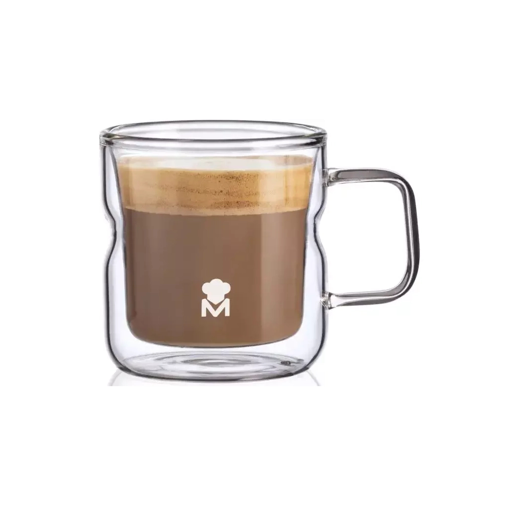 Набір чашок MasterPro Mixology з подвійними стінками 140 мл, 2 шт (BGMP-20208) - зображення 3