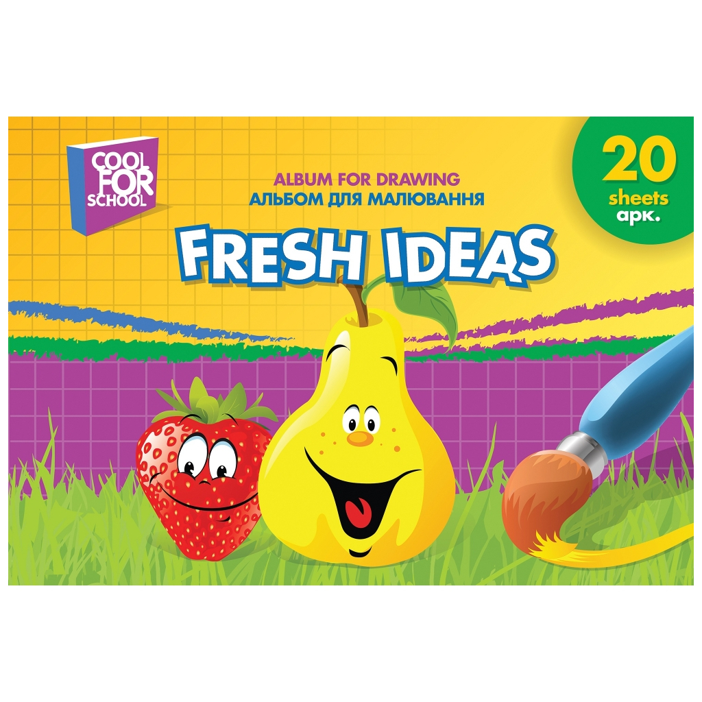 Альбом для малювання Cool For School на пружині, 20 аркушів (CF60903-07) - зображення 1