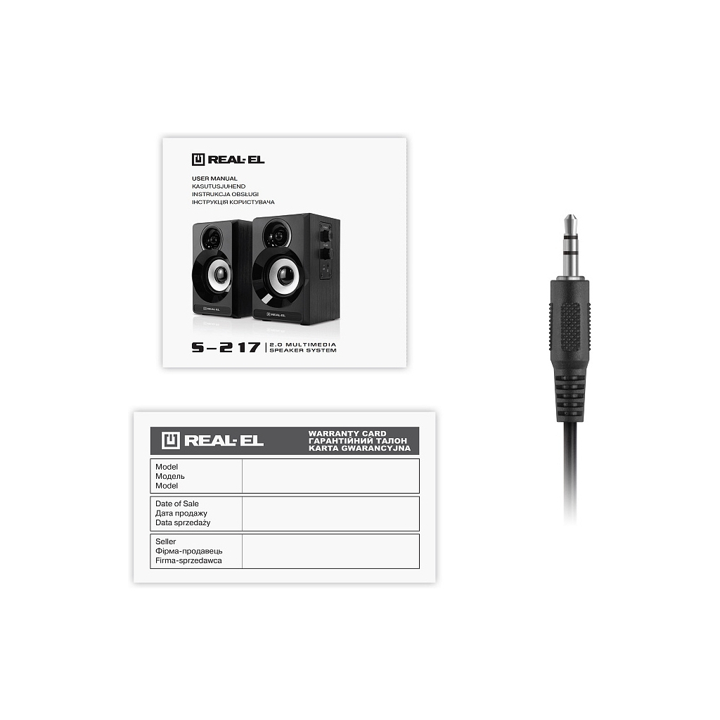 Акустична система REAL-EL S-217 Black (EL121200013) - зображення 9