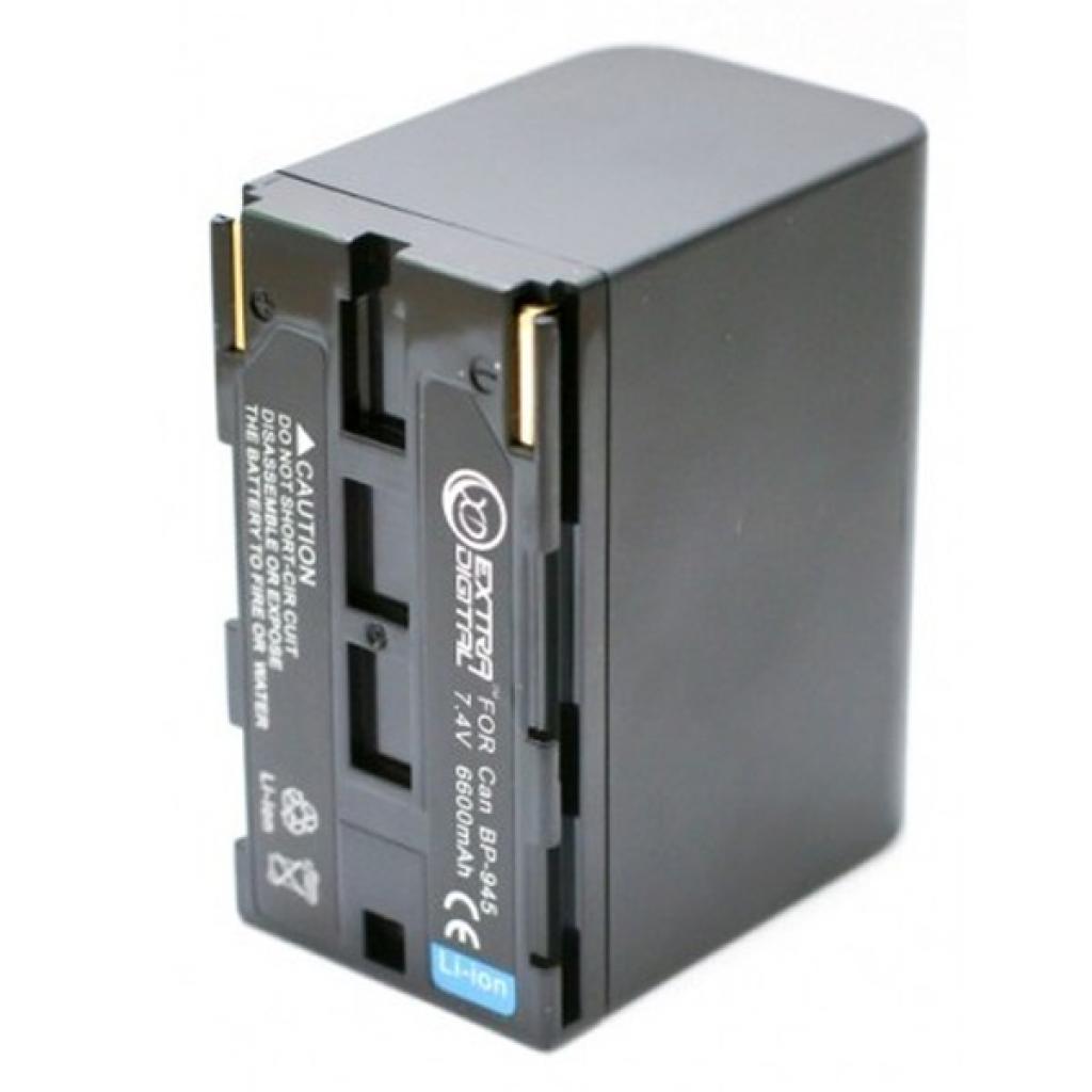 Акумулятор до фото/відео Extradigital Canon BP-945, 950 (DV00DV1018) - изображение 2