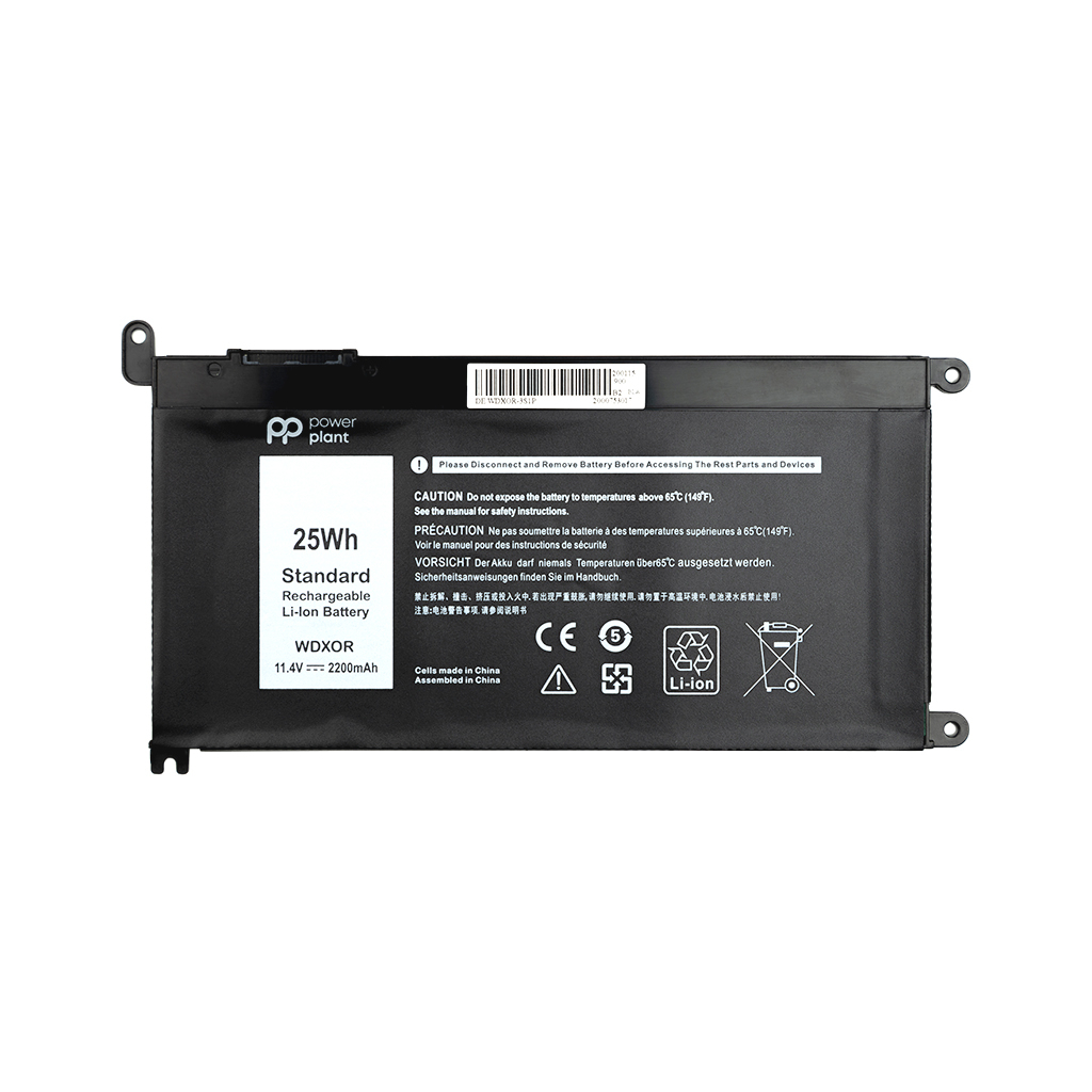 Акумулятор до ноутбука PowerPlant DELL Inspiron 17-5770 (T2JX4) 11.4V 3400mAh (NB441068) - зображення 1
