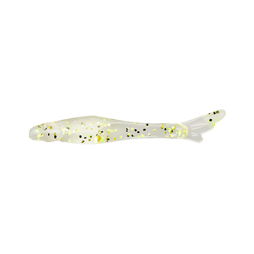 Силікон рибальський FishUP Aji Tiny 1.5" 412 - UV Clear/Chartreuse (12шт/уп) (1864.14.84) - зображення 1