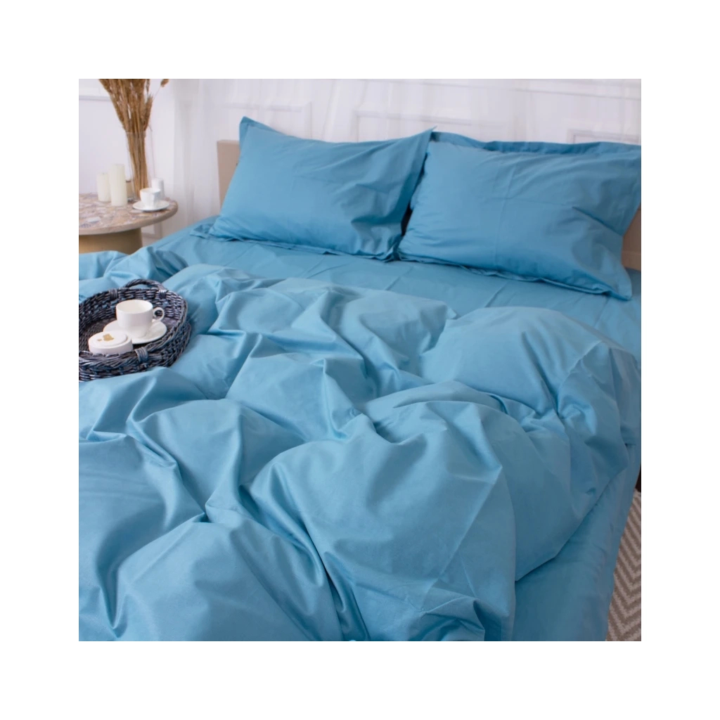 Постільна білизна MirSon Poplin Line 067 Green wave 110x140 (2200006277392) - зображення 3