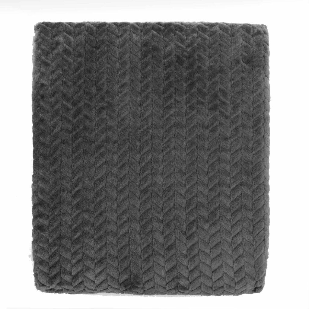 Плед Ardesto Jacquard Braid 200х220см, 100% поліестер, сірий (ART0204JB) - зображення 2