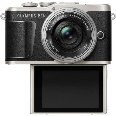Цифровий фотоапарат Olympus E-PL9 14-42 mm Pancake Zoom Kit black/silver (V205092BE000) - зображення 6