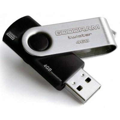 USB флеш накопичувач Goodram 4Gb Twister (PD4GH2GRTSKR9) - зображення 1