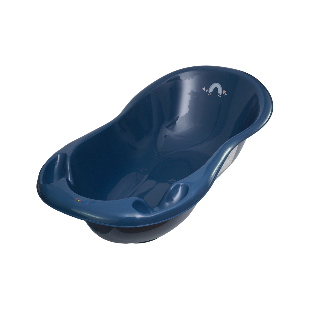 Ванночка Tega Baby LUX METEO зі зливом 102 см navy (ME-005 ODPLYW-164) - зображення 1