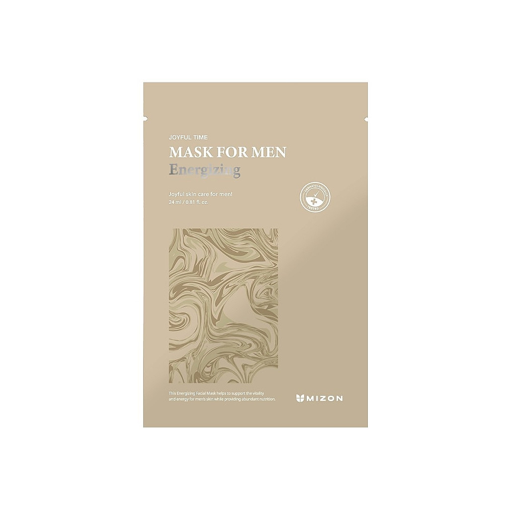 Маска для обличчя Mizon Joyful Time Mask For Men Energizing Для чоловіків 24 мл (8809663754297) - зображення 1