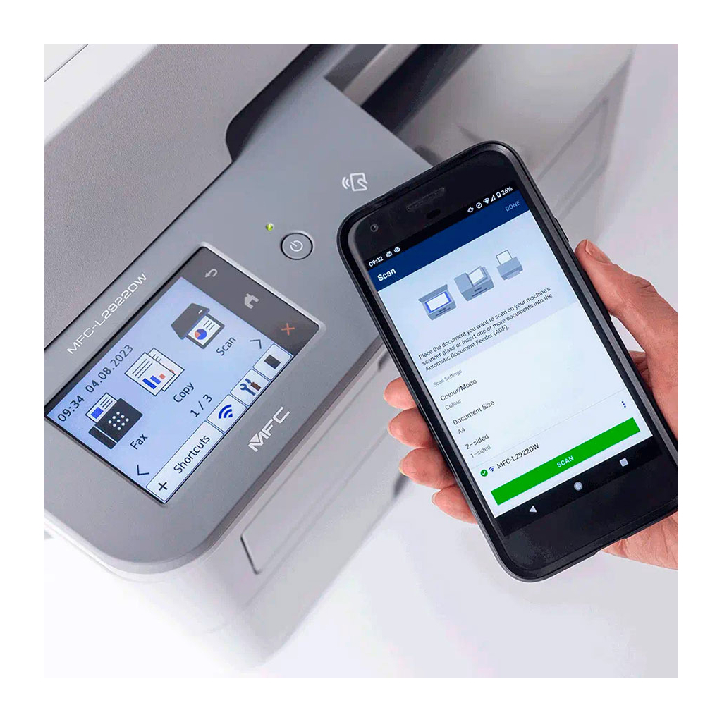 Багатофункціональний пристрій Brother MFCL2922DWYJ1 - зображення 5