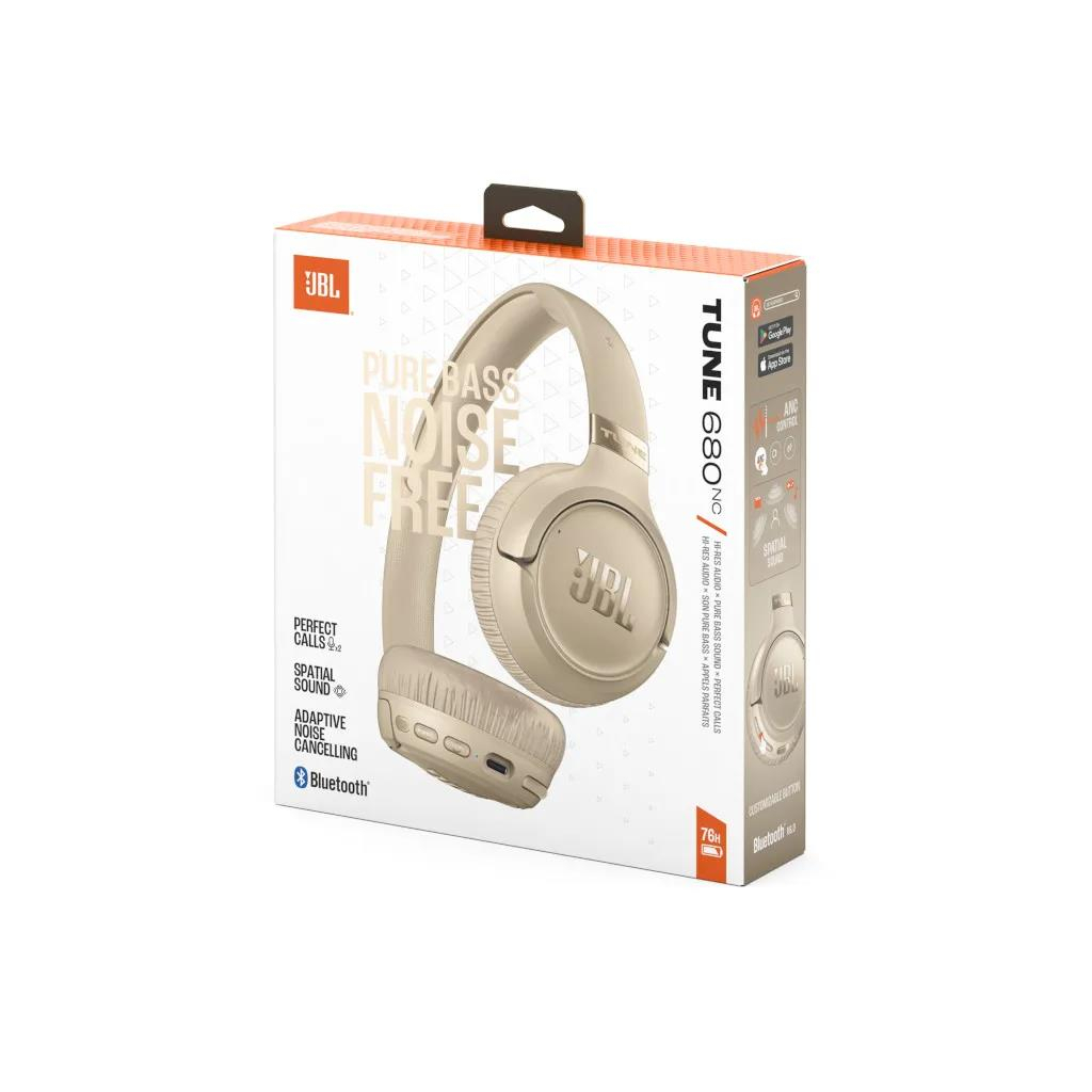 Навушники JBL Tune 680 NC Beige (JBLT680NCBEG) - зображення 10