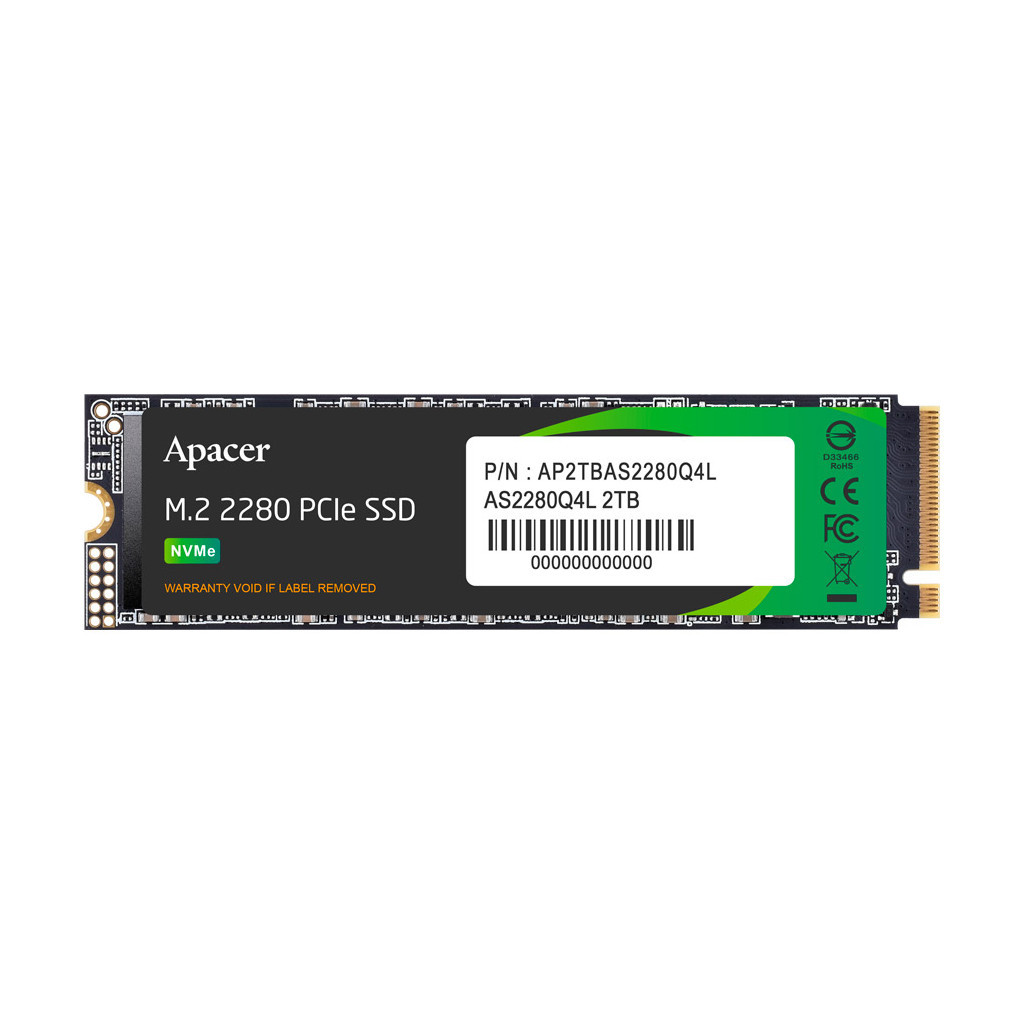Накопичувач SSD M.2 2280 2TB Apacer (AP2TBAS2280Q4X-1) - зображення 1