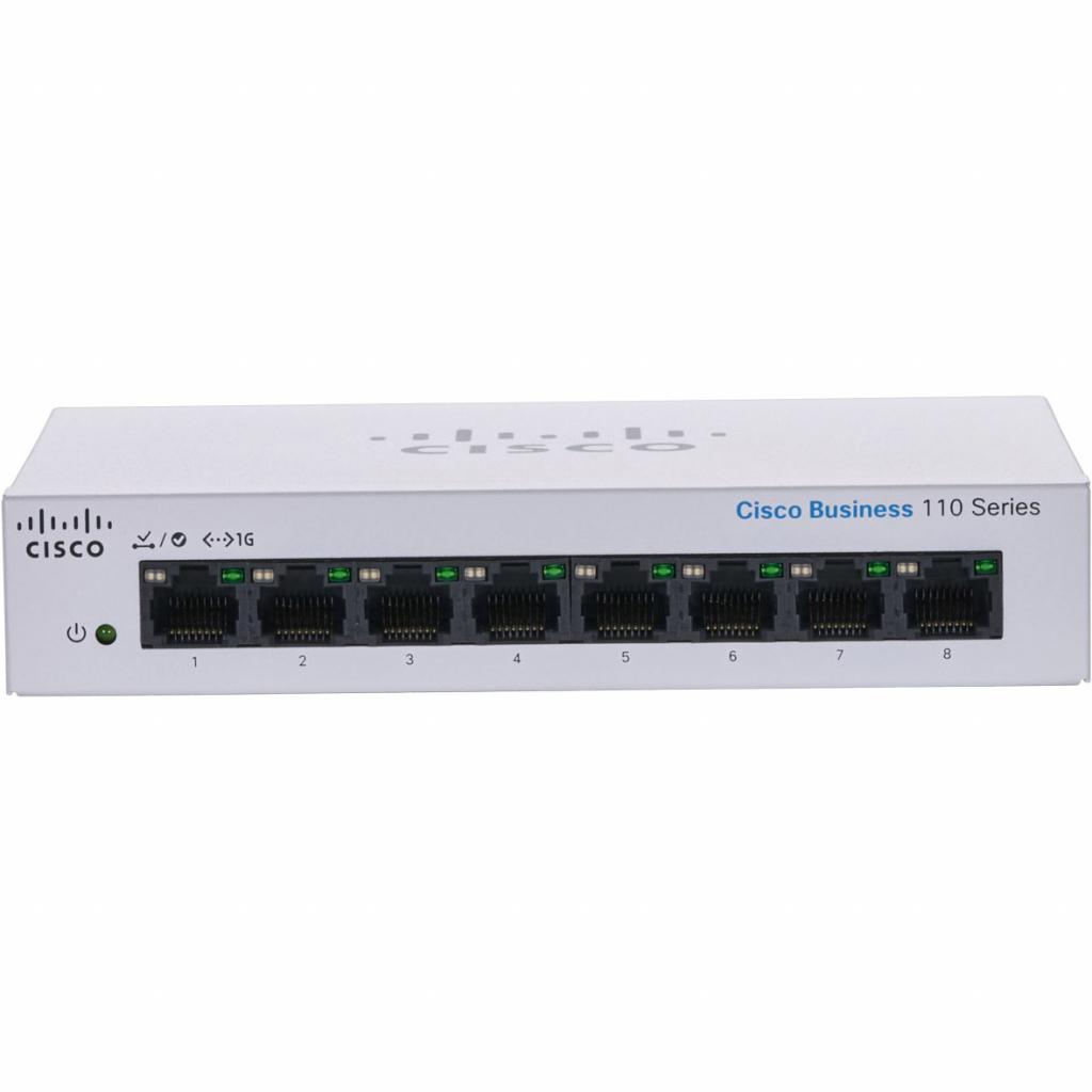Комутатор мережевий Cisco CBS110-8T-D-EU - зображення 2