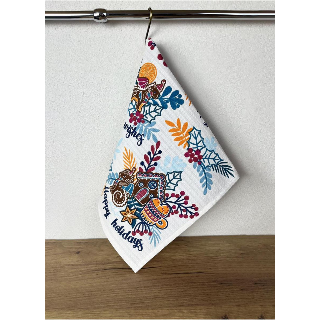 Рушник Прованс вафельний Wishes 33х60 см (4823093452633) - изображение 2