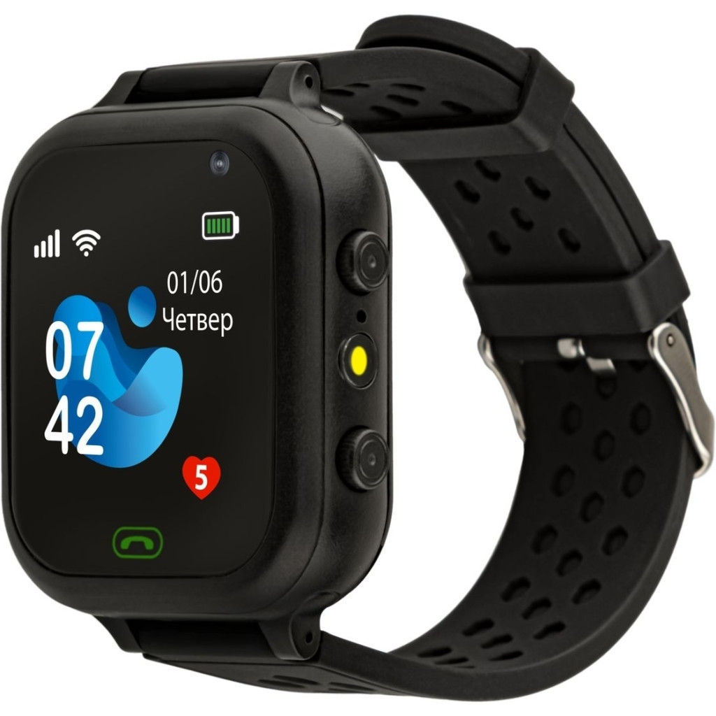 Смарт-годинник Amigo GO009 Black (996382) - зображення 1