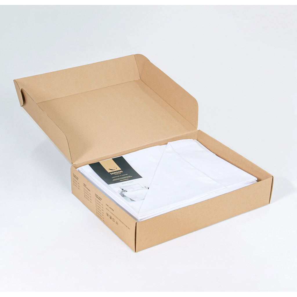 Постільна білизна MirSon Ranforce Elite White-mint (11-2107 + 11-2208) 220х240 (2200004703718) - зображення 9