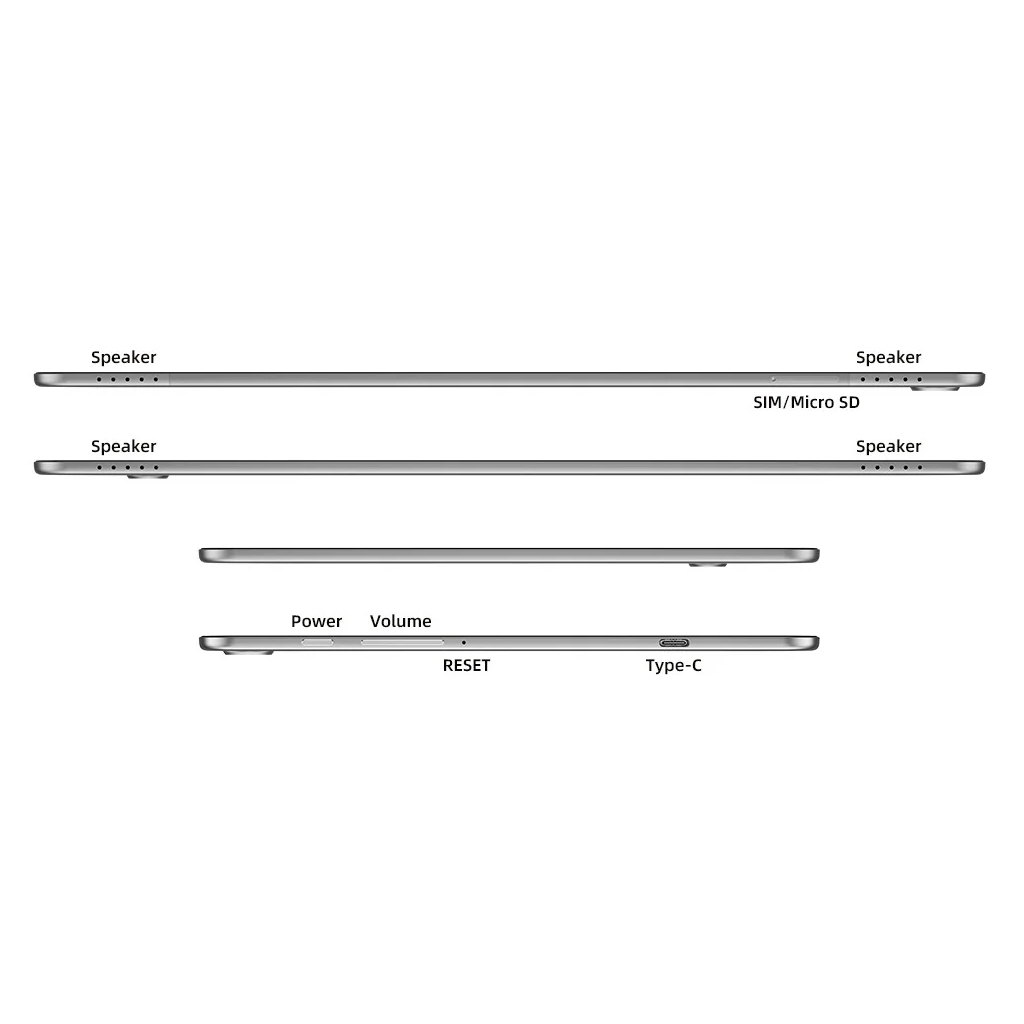 Планшет Teclast T50 11.0 FHD 8/256GB LTE Gray (6940709685358) - зображення 7