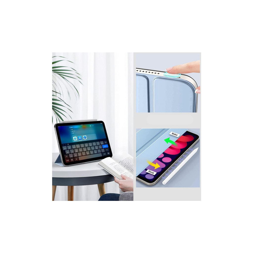 Чохол до планшета BeCover Magnetic Apple iPad Air 13" M2 2024 Light Blue (711482) - зображення 4