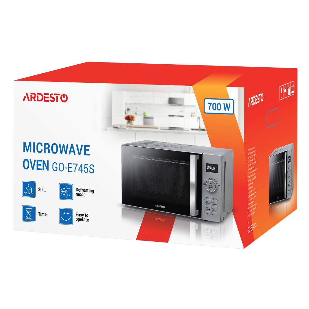 Мікрохвильова піч Ardesto GO-E745S - зображення 4