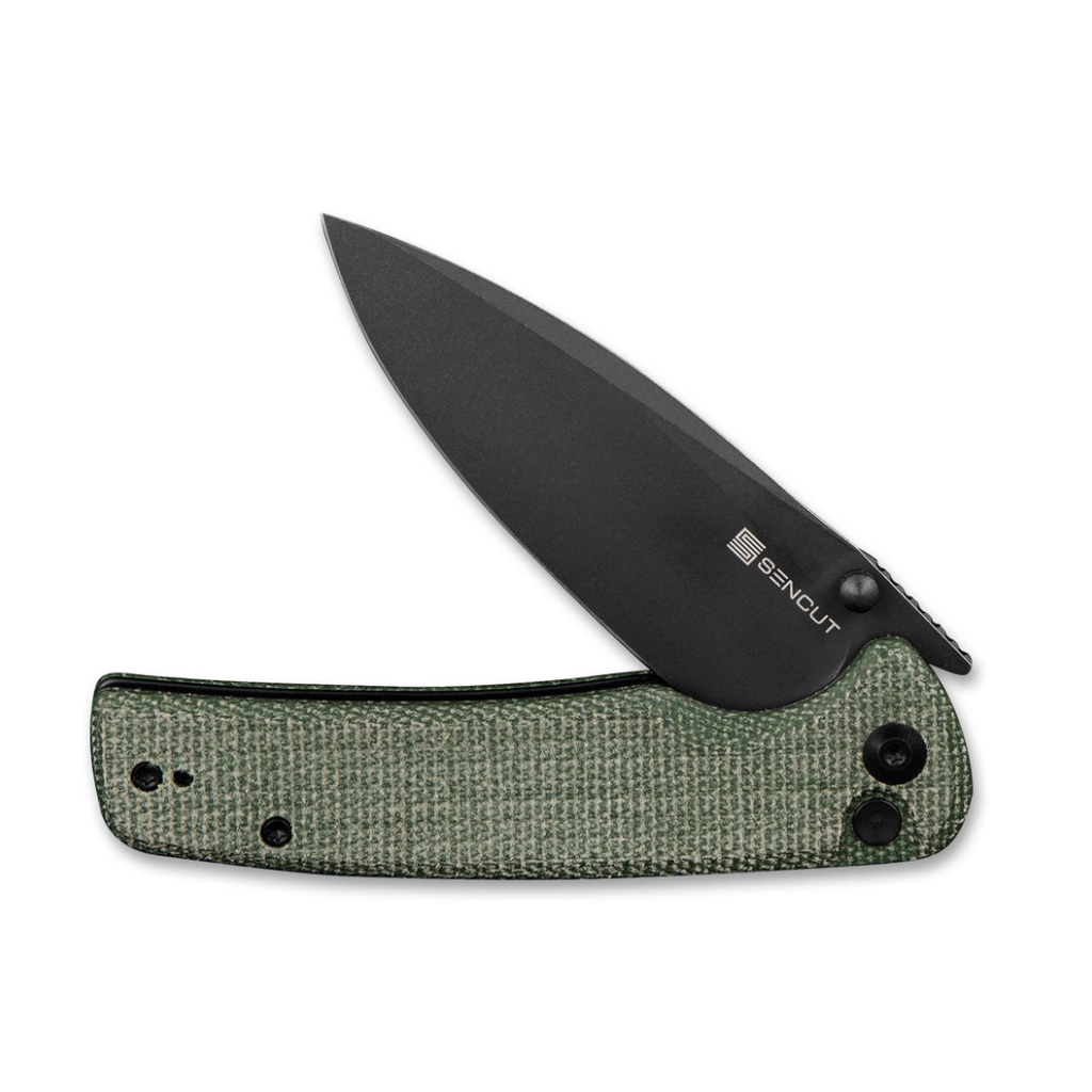 Ніж Sencut Sachse Blackwash Olive Micarta (S21007-2) - зображення 4