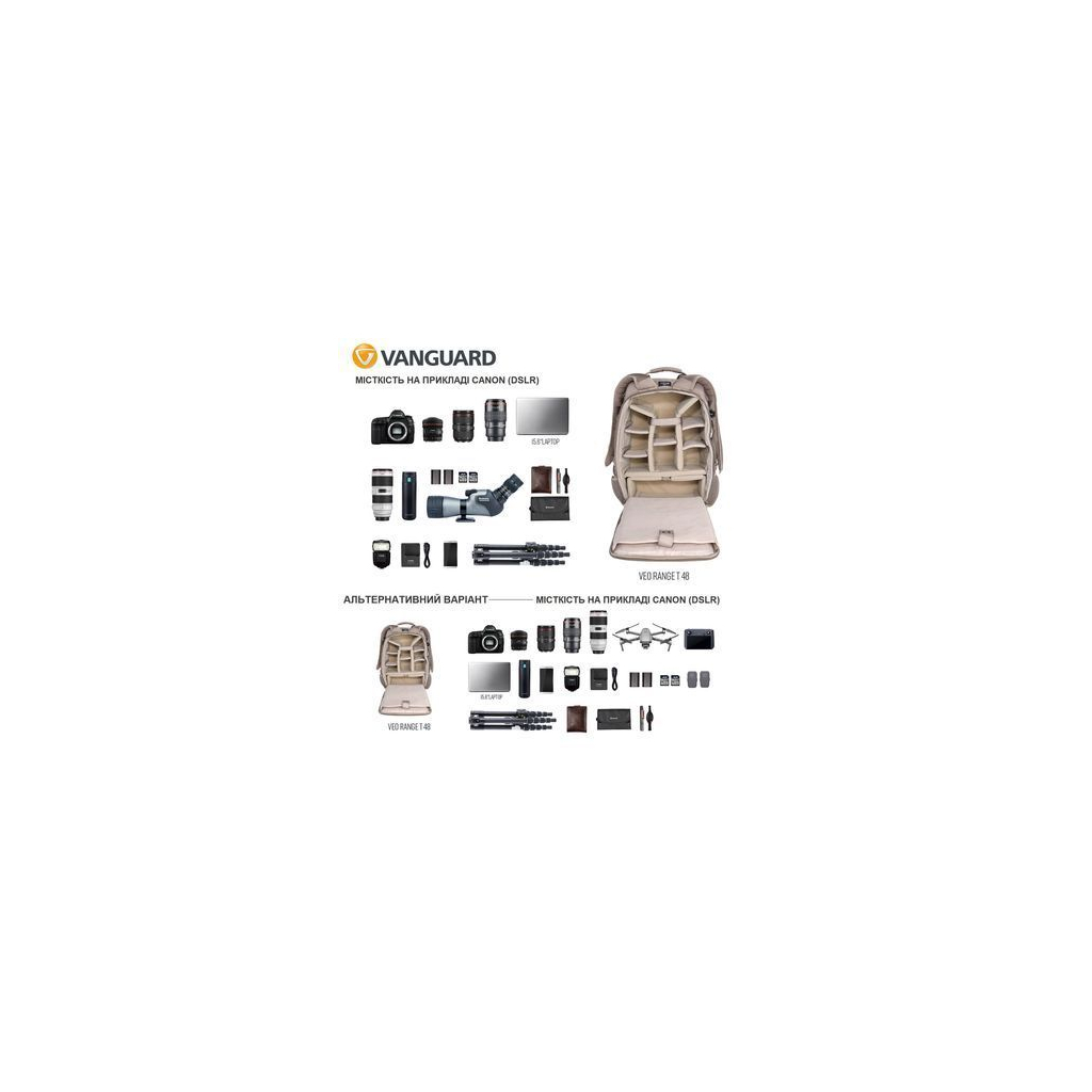 Фото-сумка Vanguard VEO Range T 48 Beige BG (DAS301772) - изображение 5
