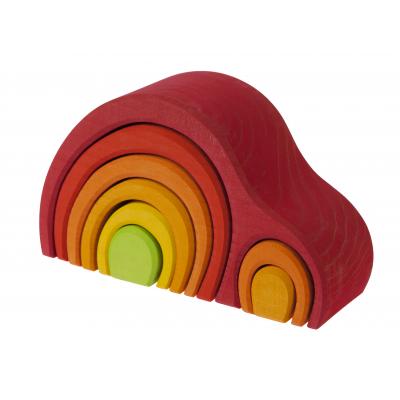 Конструктор Nic дерев'яний Будинок Арка червоний (NIC523040) - зображення 2