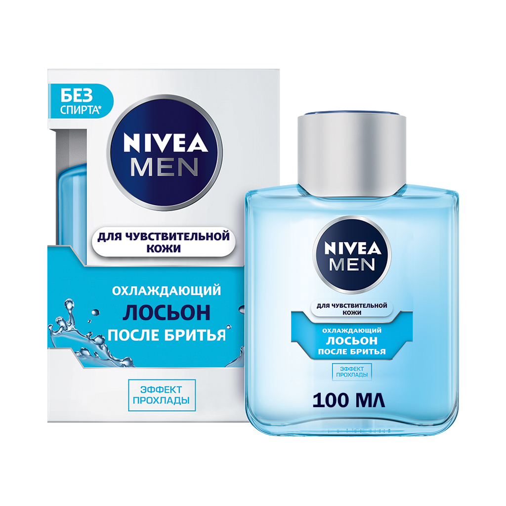 Лосьйон після гоління Nivea Men Охолоджуючий для чутливої шкіри 100 мл (4005808925957) - зображення 2