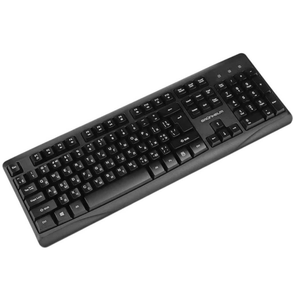 Комплект Grunhelm KBM-4810WL Wireless UA Black (126877) - зображення 2