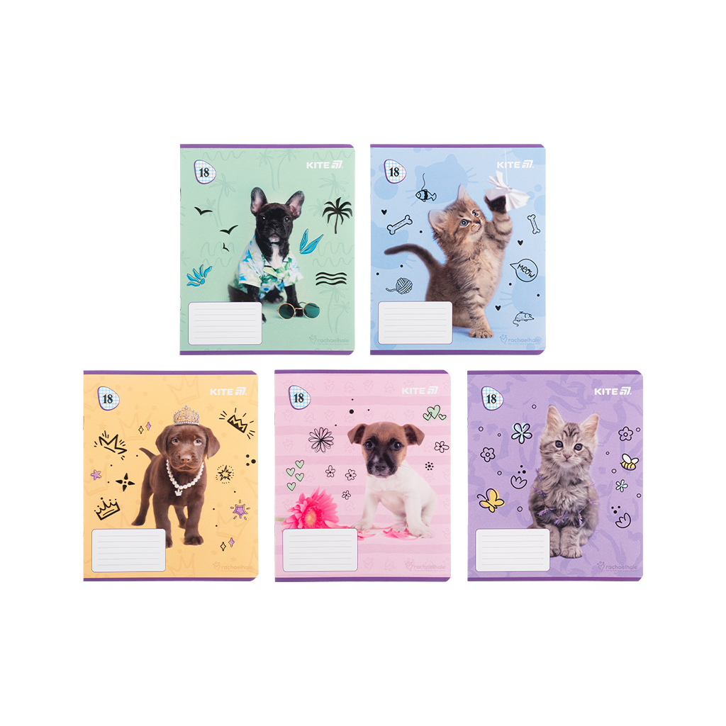 Зошит Kite Rachael Hale, 18 аркушів, клітинка (R25-236) - изображение 1