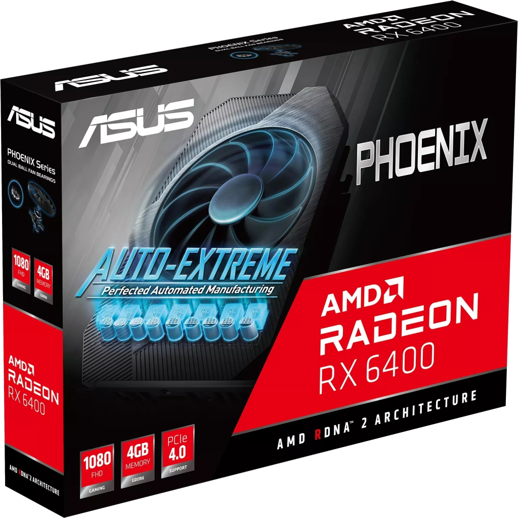 Відеокарта Radeon RX 6400 4Gb ASUS (PH-RX6400-4G) - зображення 8