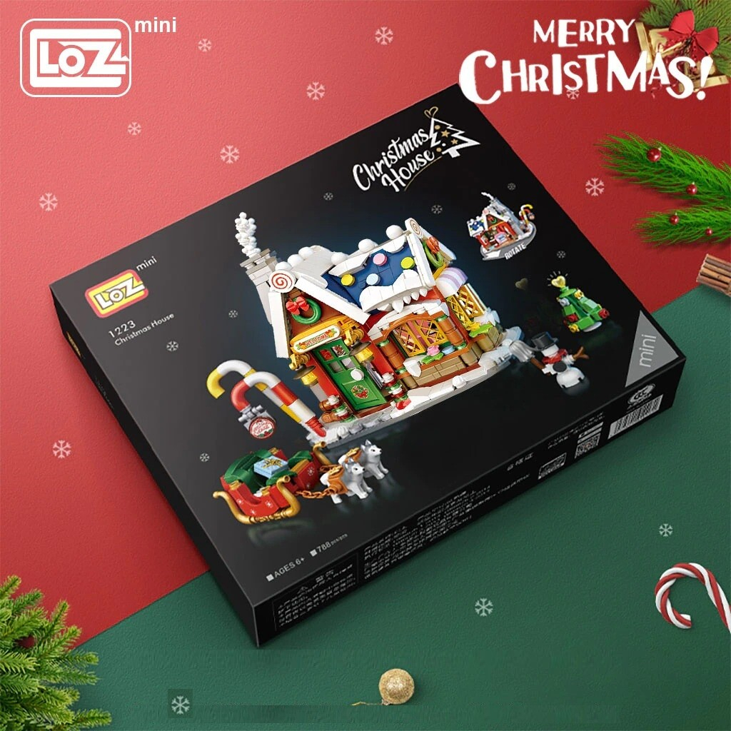 Конструктор LOZ mini Різдвяний будинок без фігурок (1223) - зображення 3