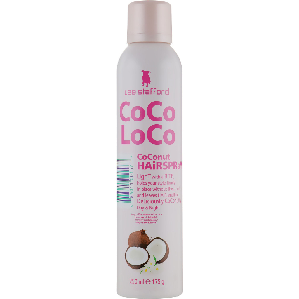 Лак для волосся Lee Stafford Coco Loco Coconut Hair Spray 250 мл (886011001577) - зображення 1