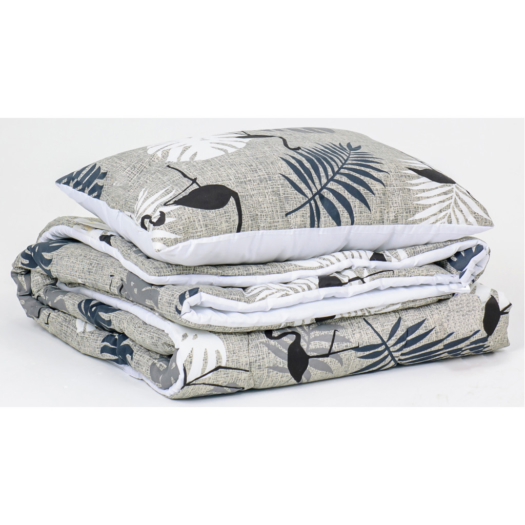 Ковдра MirSon Набір антиалергенний BamBoo Зима №3624 Print Line Montane + подушка середня 220х240+50х70 (2200004839622) - зображення 2