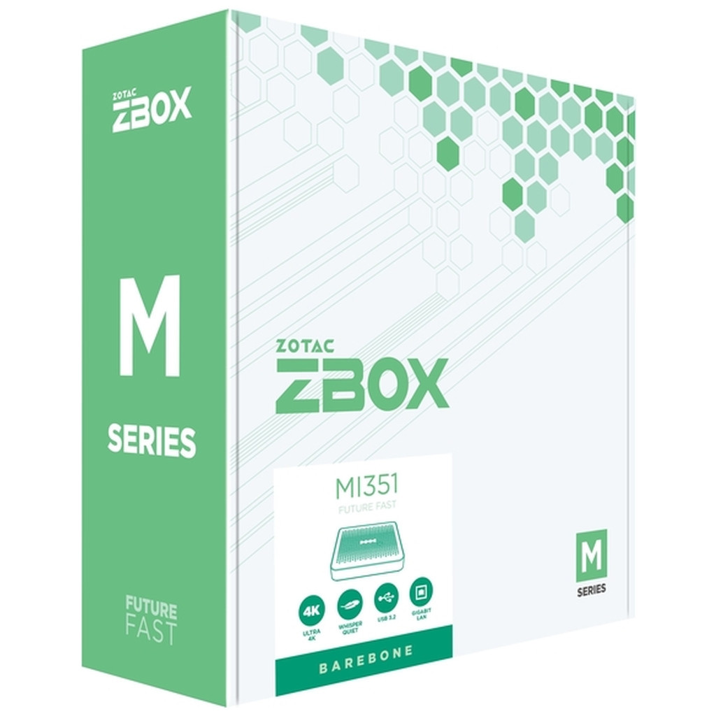 Комп'ютер Zotac edge MI351 / Intel N100, M.2 NVMe PCIe 3.0 x4/SATA SSD (2242/2280) (ZBOX-MI351-E) - зображення 8