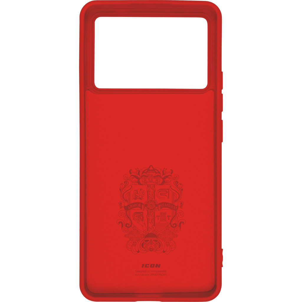 Чохол до мобільного телефона Armorstandart ICON Case Xiaomi Poco X6 Pro 5G Red (ARM73367) - зображення 2