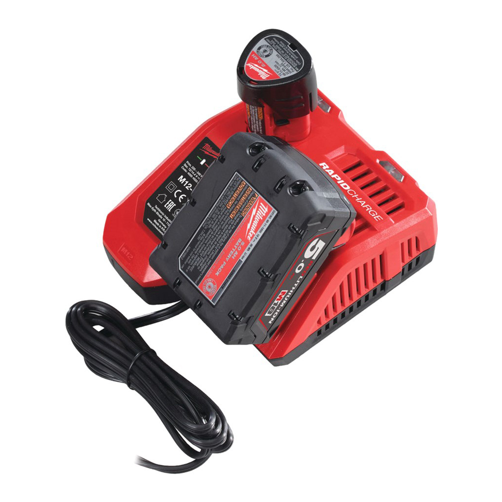 Зарядний пристрій для акумуляторів інструменту Milwaukee M12-18FC TURBO (4932451079) - зображення 2