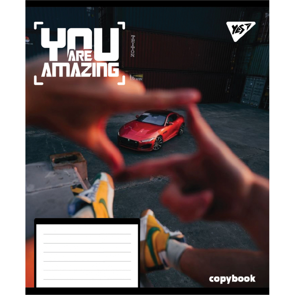 Зошит Yes You are amazing А5 24 аркушів клітинка (767938) - зображення 4