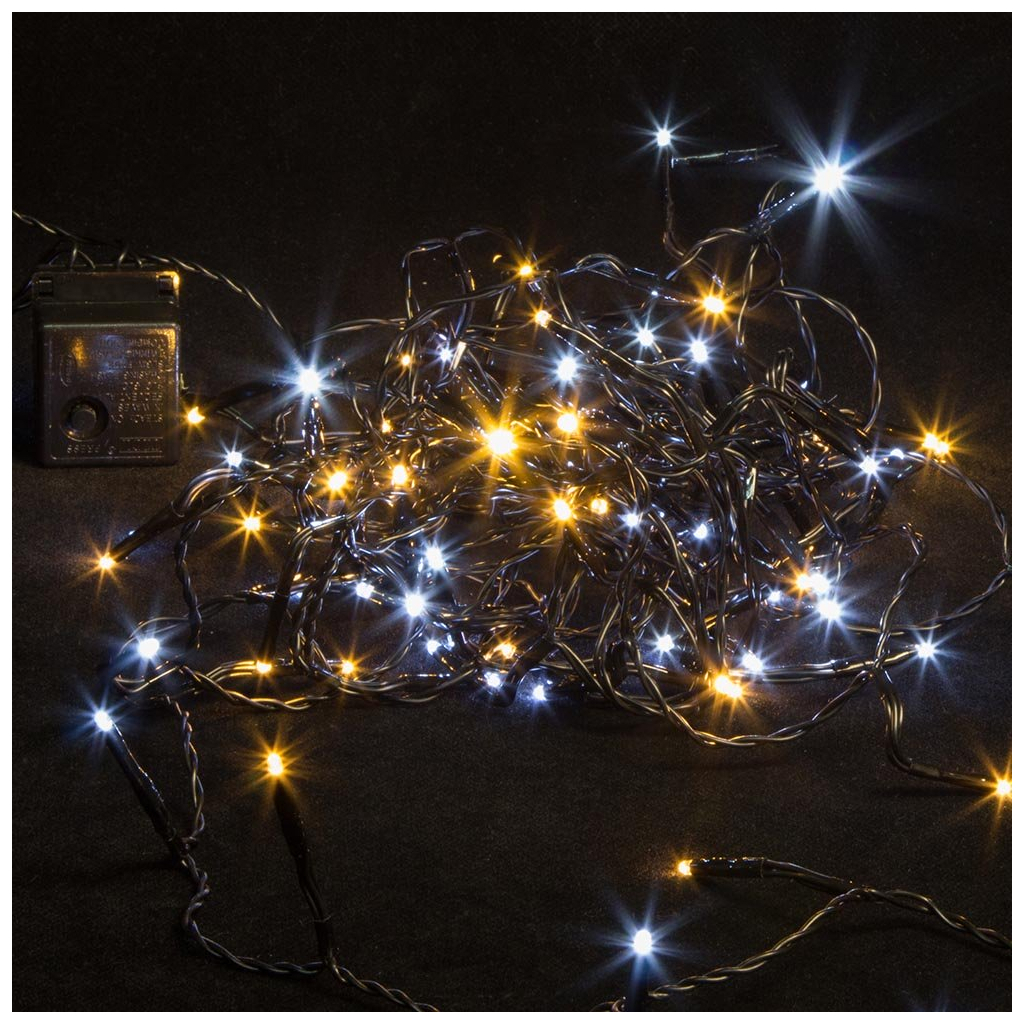 Гірлянда ColorWay Мішура-водоспад LED 250 5 м 150 теплий статичний+100 білий водоспад (CW-G-250L5VMC) - зображення 7