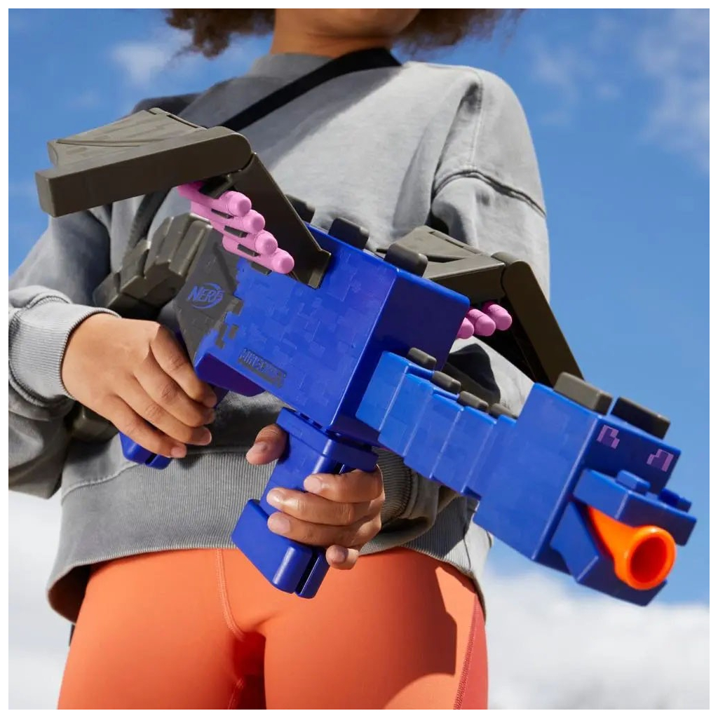Іграшкова зброя Hasbro Бластер NERF Minecraft Ender dragon (F7912) - зображення 3