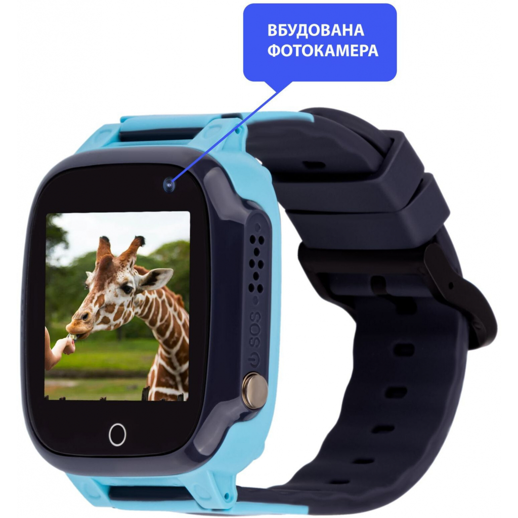 Смарт-годинник Amigo GO008 MILKY GPS WIFI Blue (873292) - зображення 3