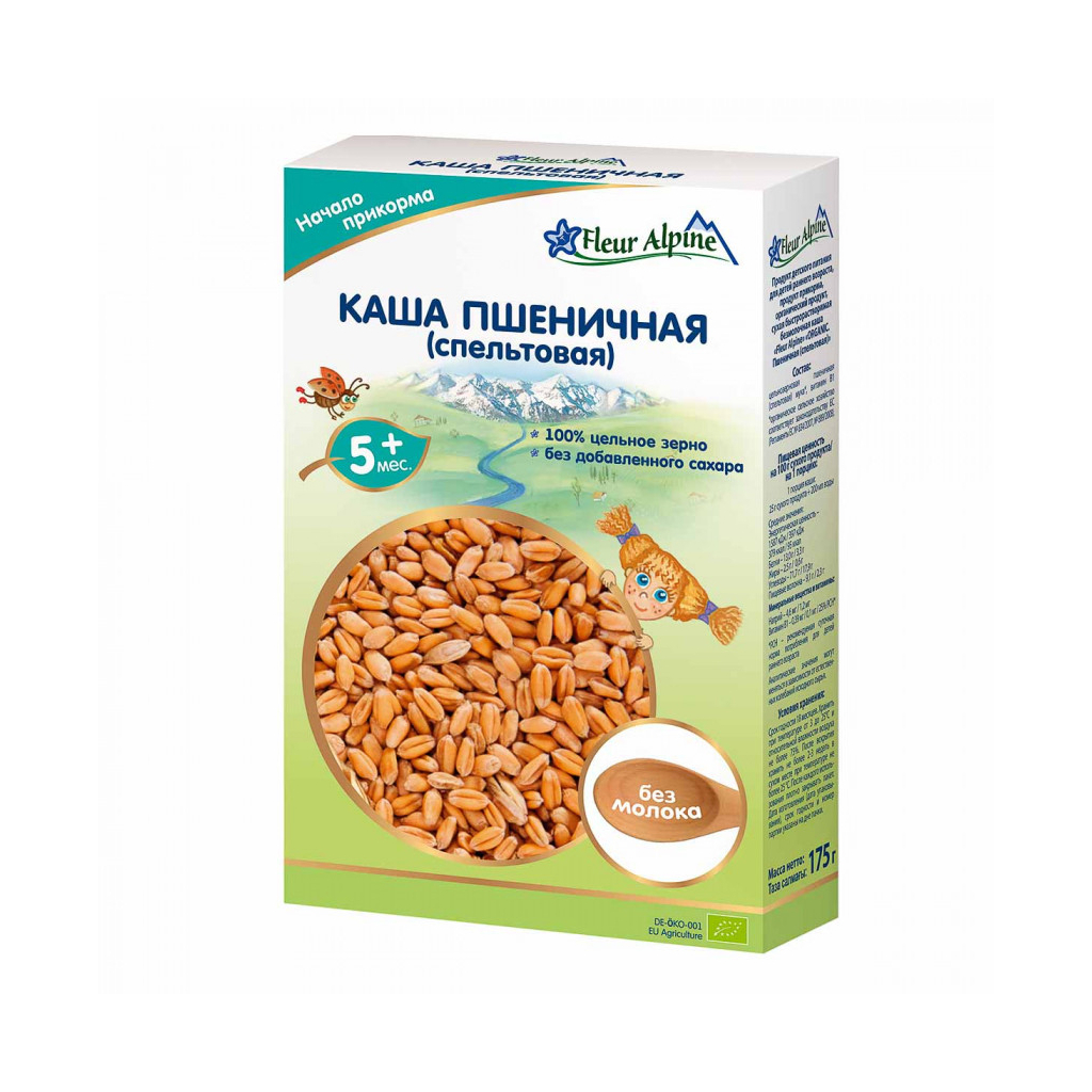 Дитяча каша Fleur Alpine пшенична (спельтова) 175 г (4006303632050) - зображення 1