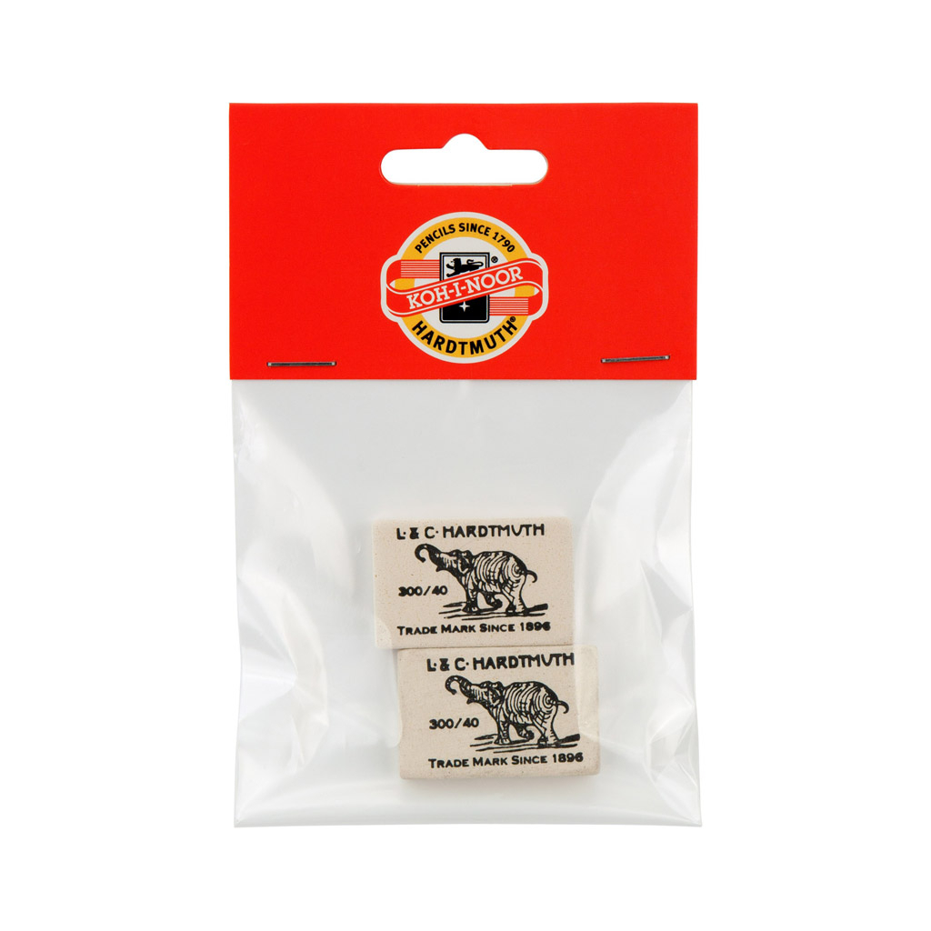 Гумка Koh-i-Noor м'яка Слон ,полібег 2 шт (300/40/2/P) - изображение 1