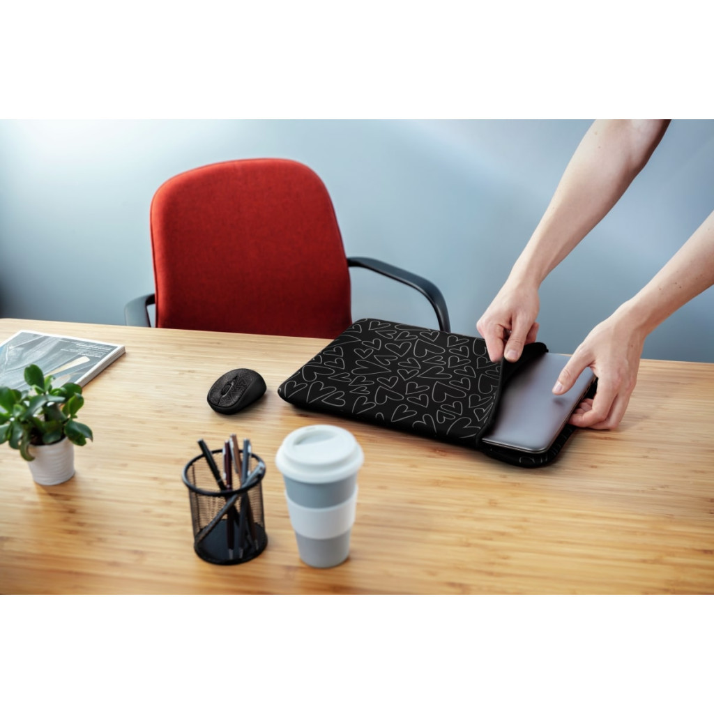 Чохол до ноутбука Trust 15.6" Yvo Mouse & Sleeve Black-hearts + mouse (23440) - изображение 17